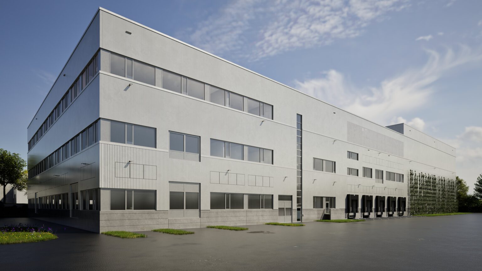 Siemens F80 Erlangen, Industriegebäude